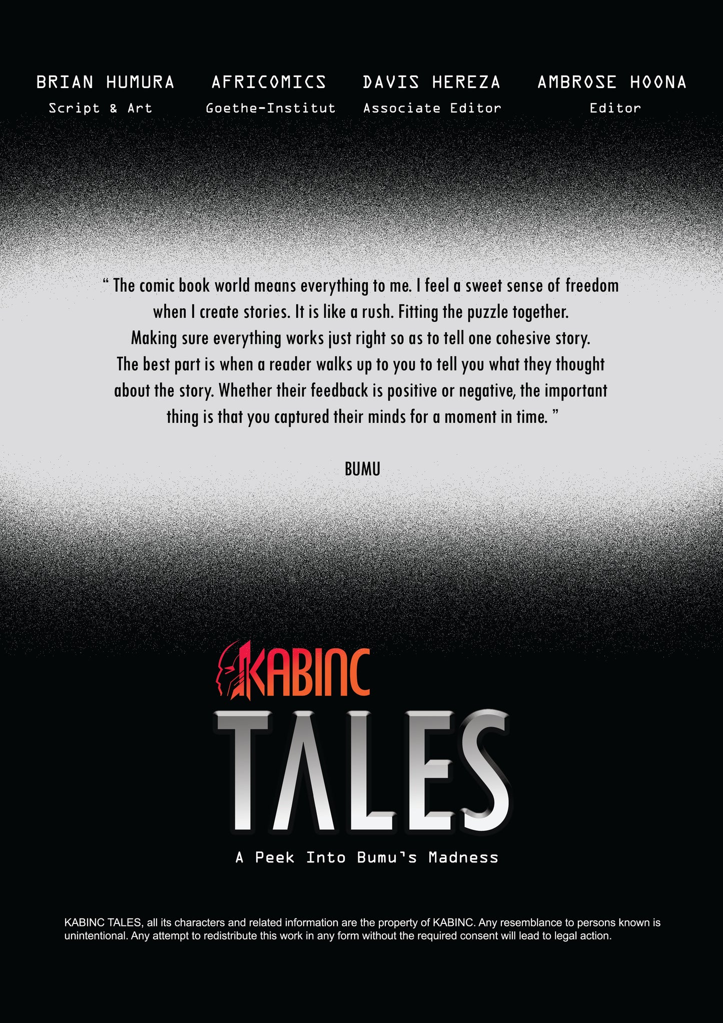 KABINC TALES #1