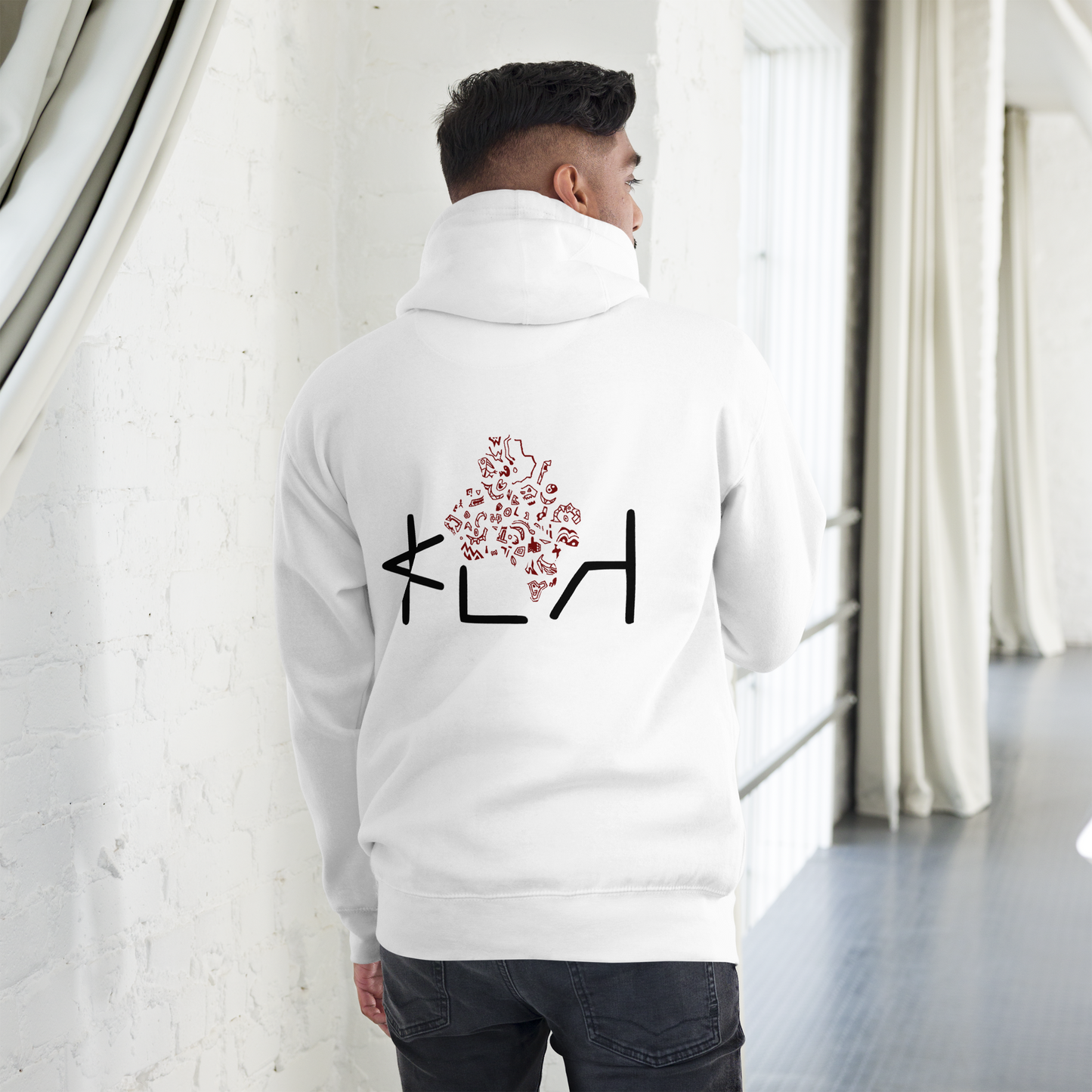 KLA Motif Hoodie F/B Print