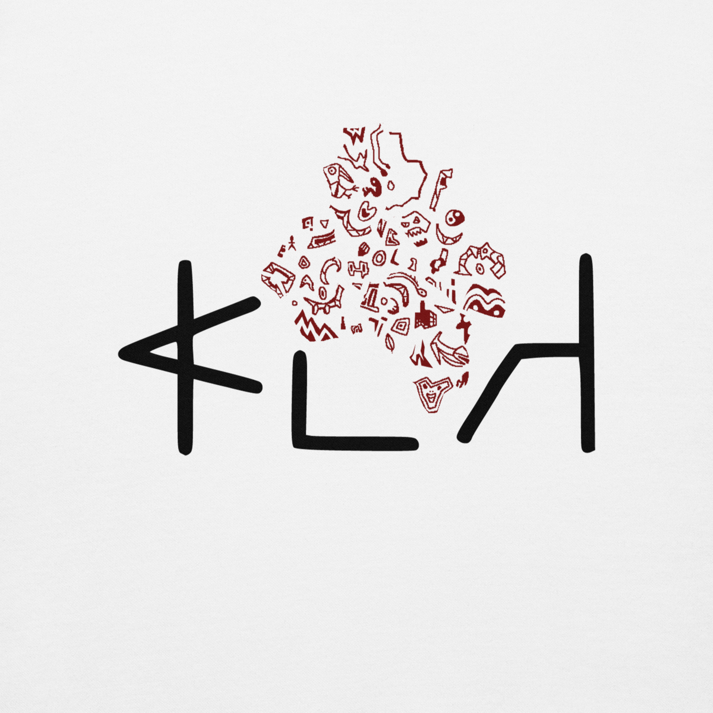 KLA Motif Hoodie F/B Print